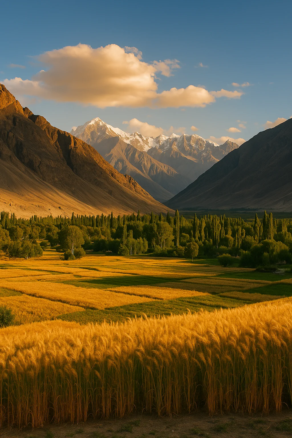 Saling Spantog near Cascade Resorts, Skardu, Ghanche, Gilgit Baltistan