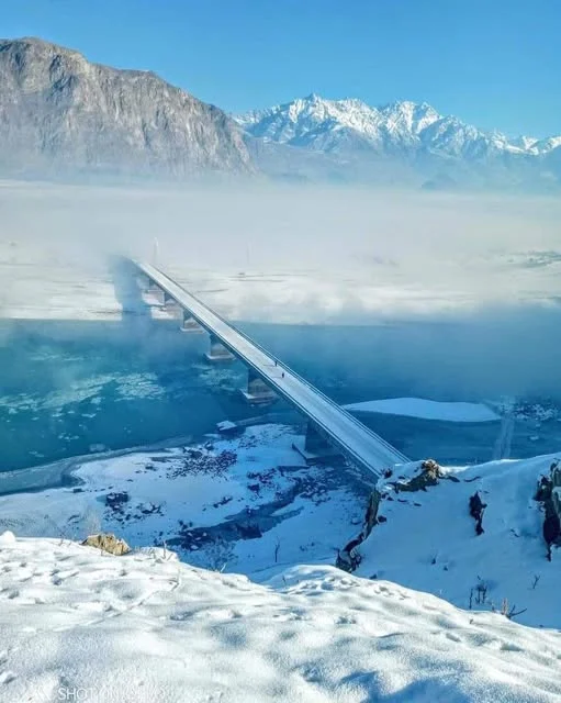 Chumik Bridge near Cascade Resorts, Skardu, Ghanche, Gilgit Baltistan