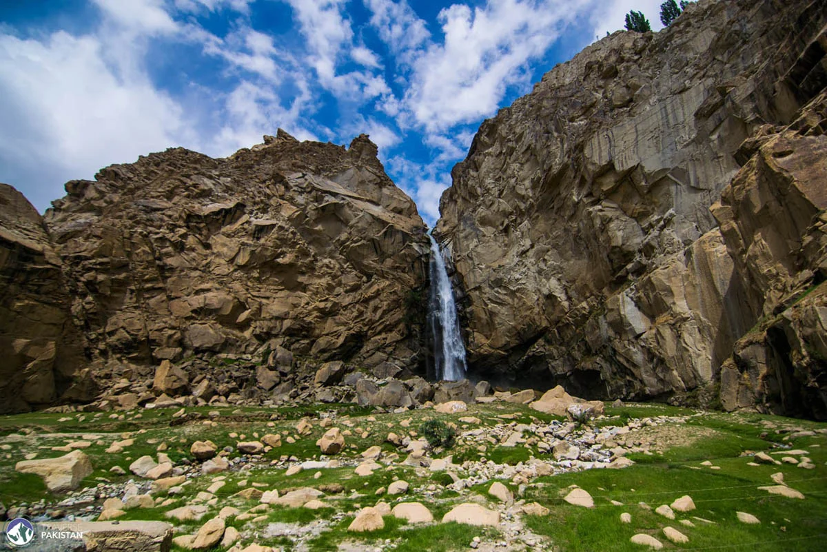 Khamush Waterfall near Cascade Resorts, Skardu, Ghanche, Gilgit Baltistan