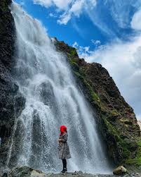 Manthokha Waterfall near Cascade Resorts, Skardu, Ghanche, Gilgit Baltistan